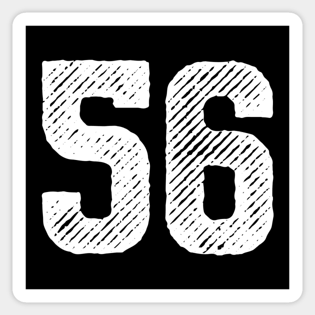 Fifty Six 56 Sticker by colorsplash